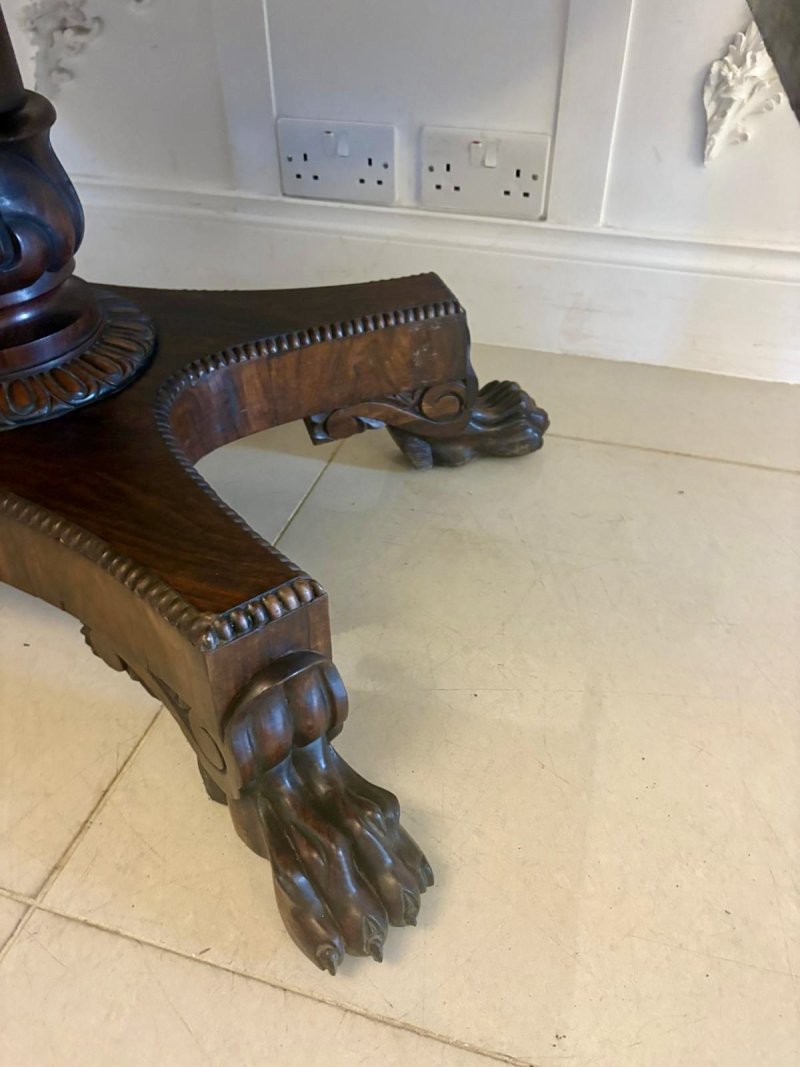 Superb Quality Antique Regency Rosewood Freestanding Sofa Table